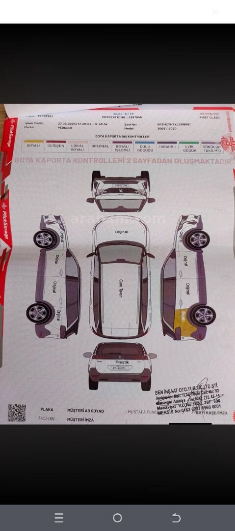Sahibinden Peugeot 3008 1.5 BlueHDI Active Life Prime Edition 2020 Model 5