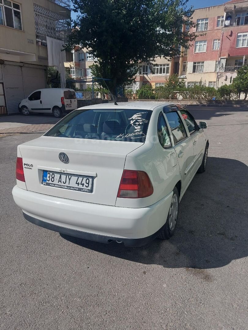 Sahibinden Volkswagen Polo 1.6 Classic 2000 Model Kayseri 255.000 km Beyaz 6