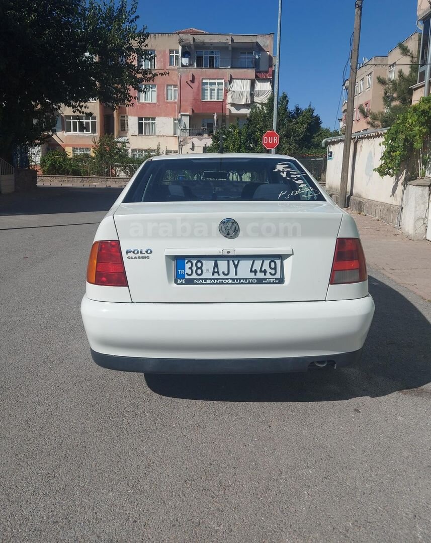 Sahibinden Volkswagen Polo 1.6 Classic 2000 Model Kayseri 255.000 km Beyaz 5