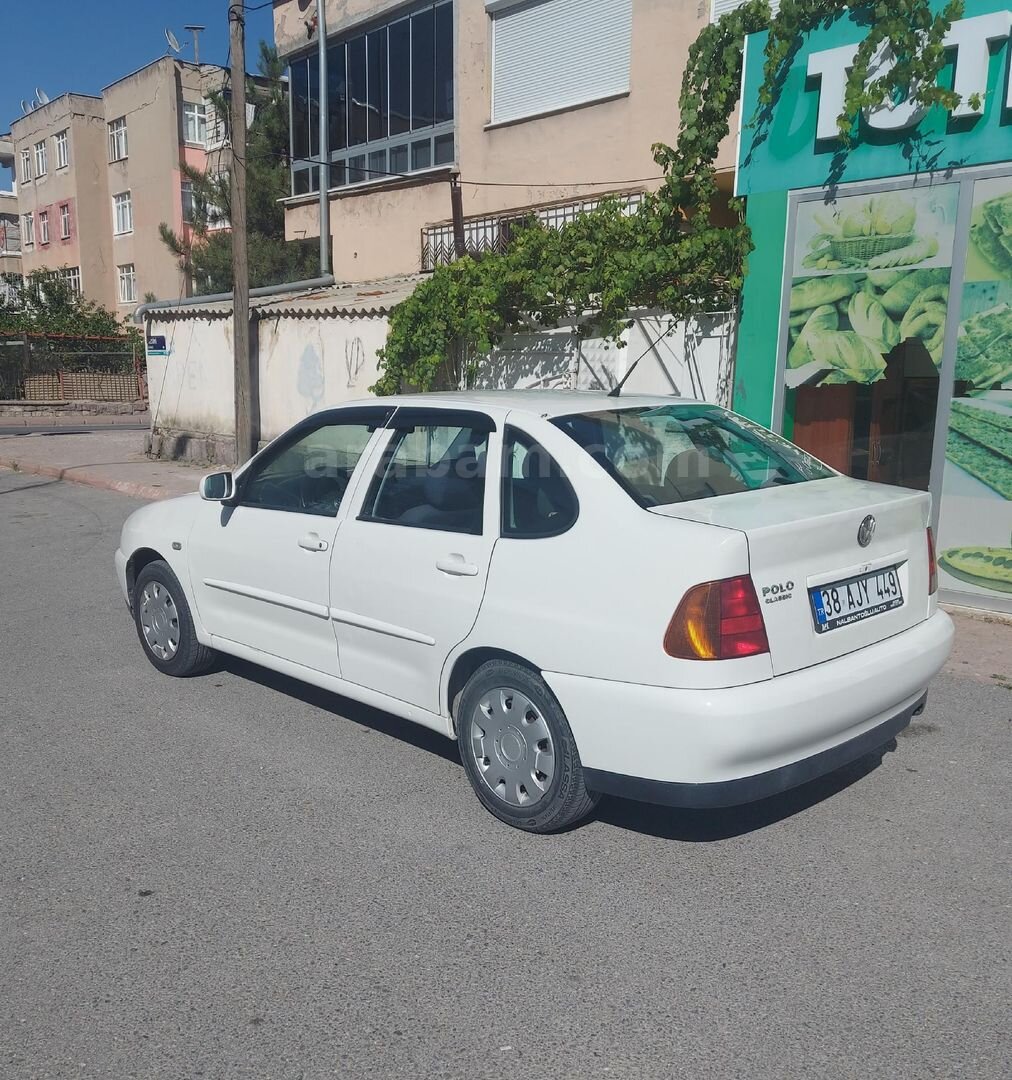 Sahibinden Volkswagen Polo 1.6 Classic 2000 Model Kayseri 255.000 km Beyaz 2