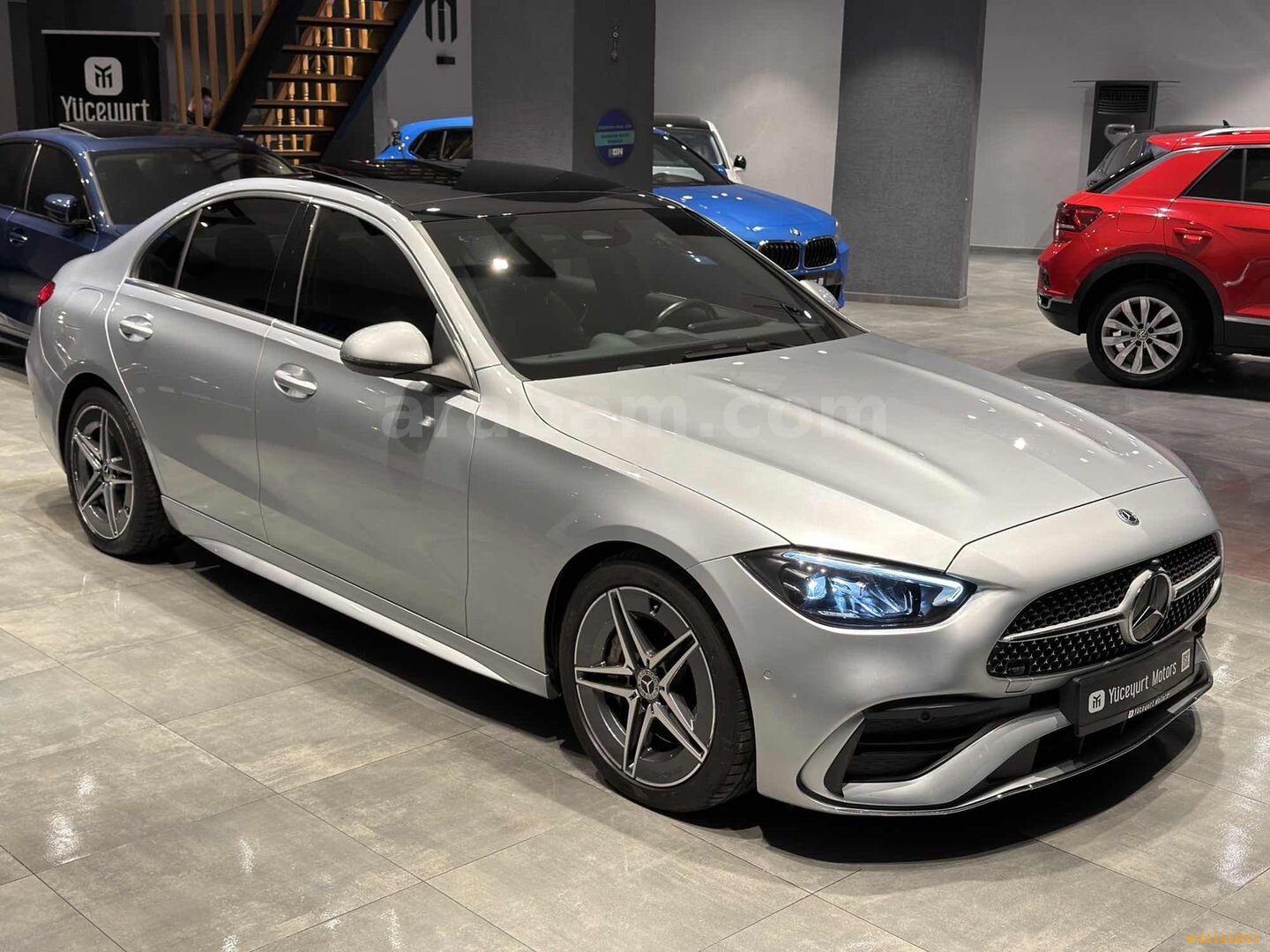 Galeriden Mercedes - Benz C 200 AMG 2022 Model Bursa 44.000 km Gri 1