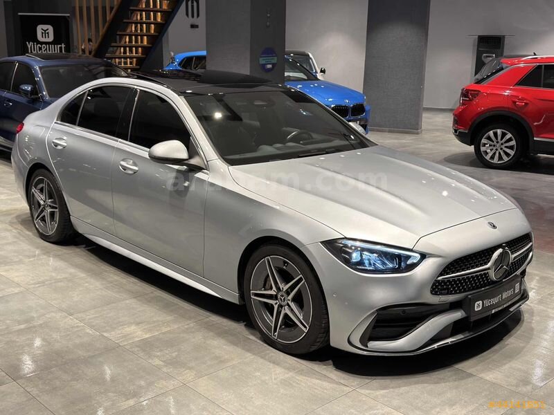 Galeriden Mercedes - Benz C 200 AMG 2022 Model Bursa 44.000 km Gri