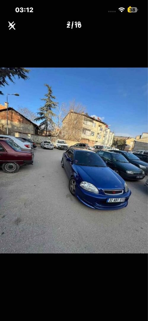 Sahibinden Honda Civic 1.6 i ES 1999 Model Isparta 340.000 km Mavi 2