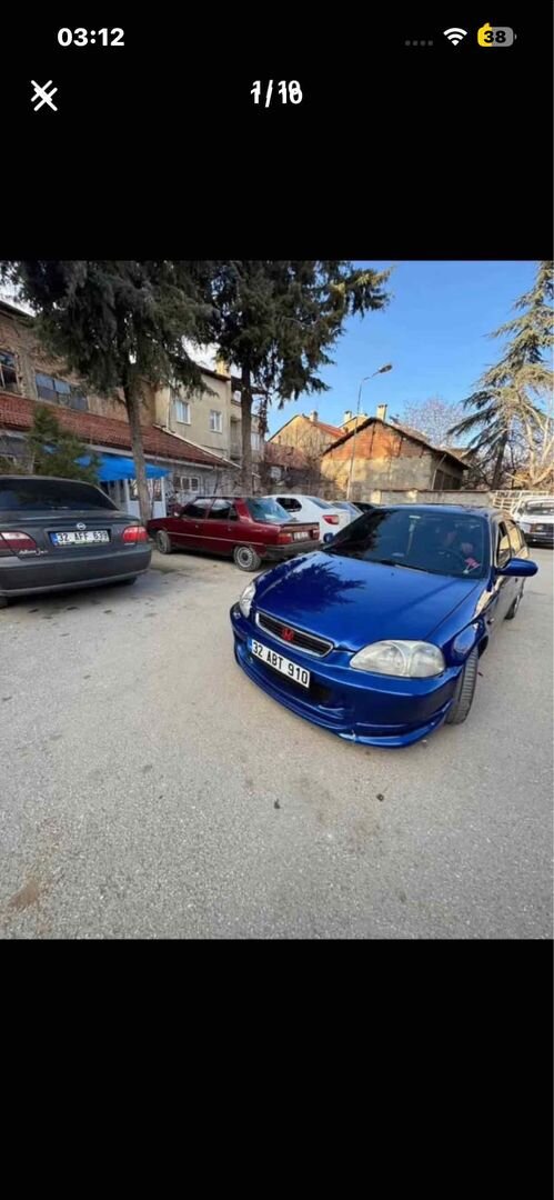 Sahibinden Honda Civic 1.6 i ES 1999 Model Isparta 340.000 km Mavi 1