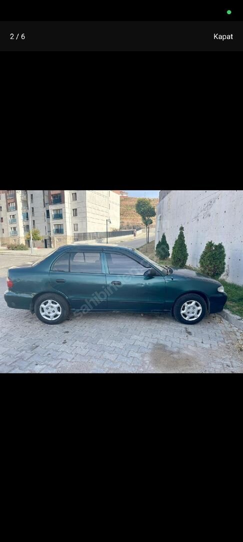 Sahibinden Hyundai Accent 1.3 LX 1999 Model Kırıkkale 312.000 km Yeşil 5