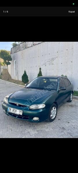 Sahibinden Hyundai Accent 1.3 LX 1999 Model Kırıkkale 312.000 km Yeşil