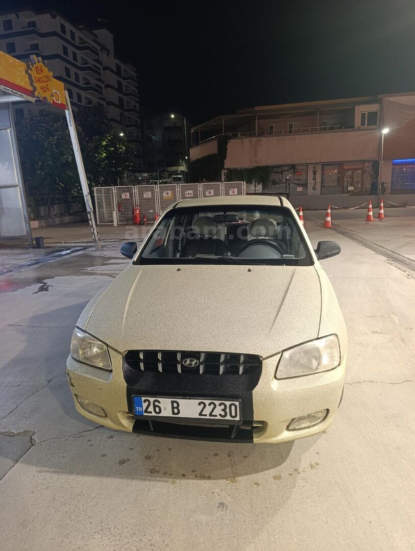 Sahibinden Hyundai Accent 1.5 1.5i GLS 2002 Model Bursa 229.555 km Sarı 2