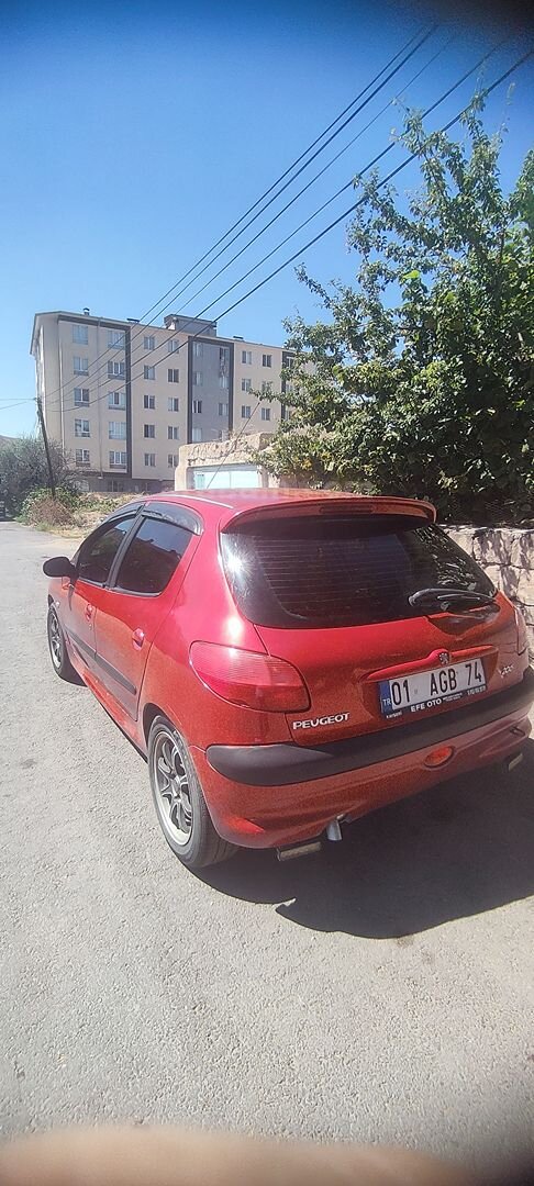 Sahibinden Peugeot 206 1.4 XT 2001 Model Kayseri 285.000 km Kırmızı 5