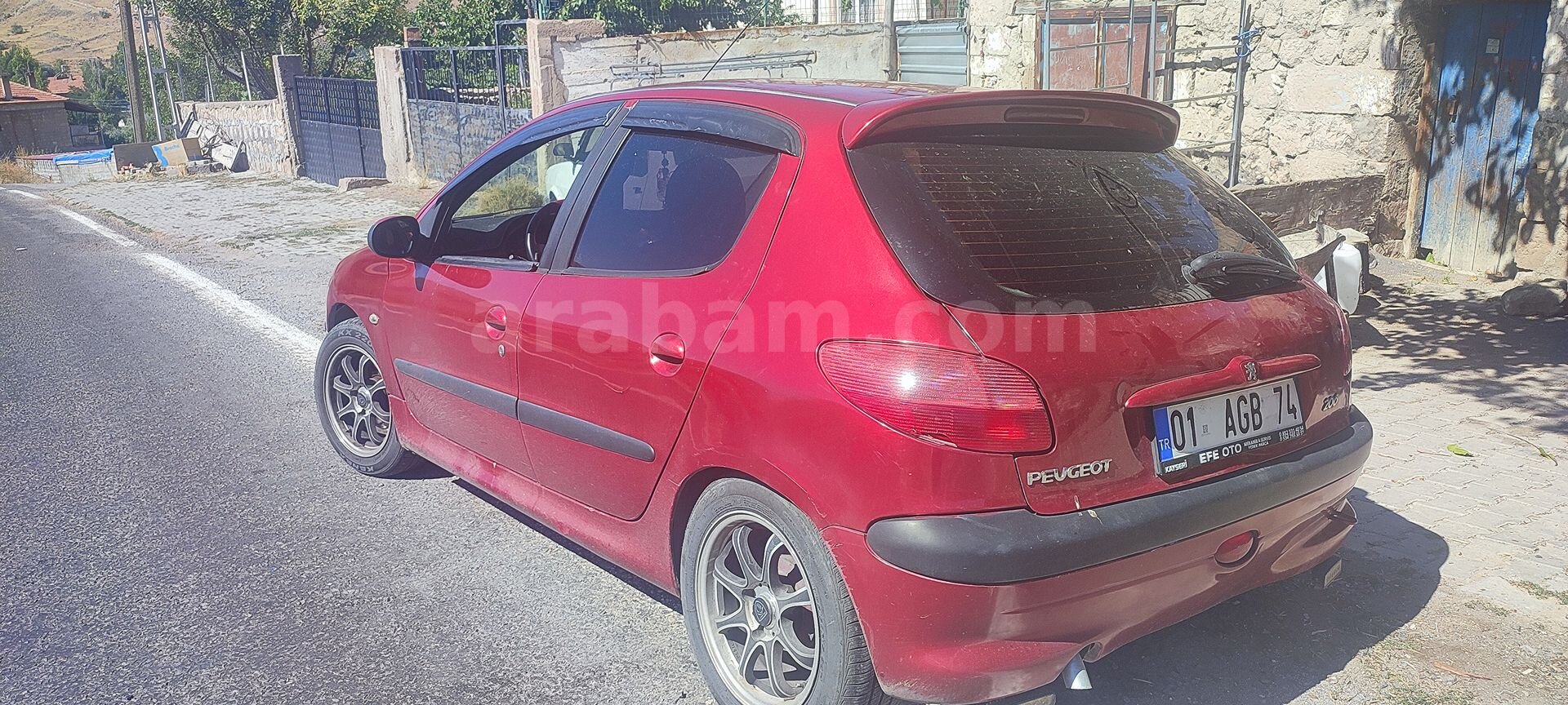 Sahibinden Peugeot 206 1.4 XT 2001 Model Kayseri 285.000 km Kırmızı 2