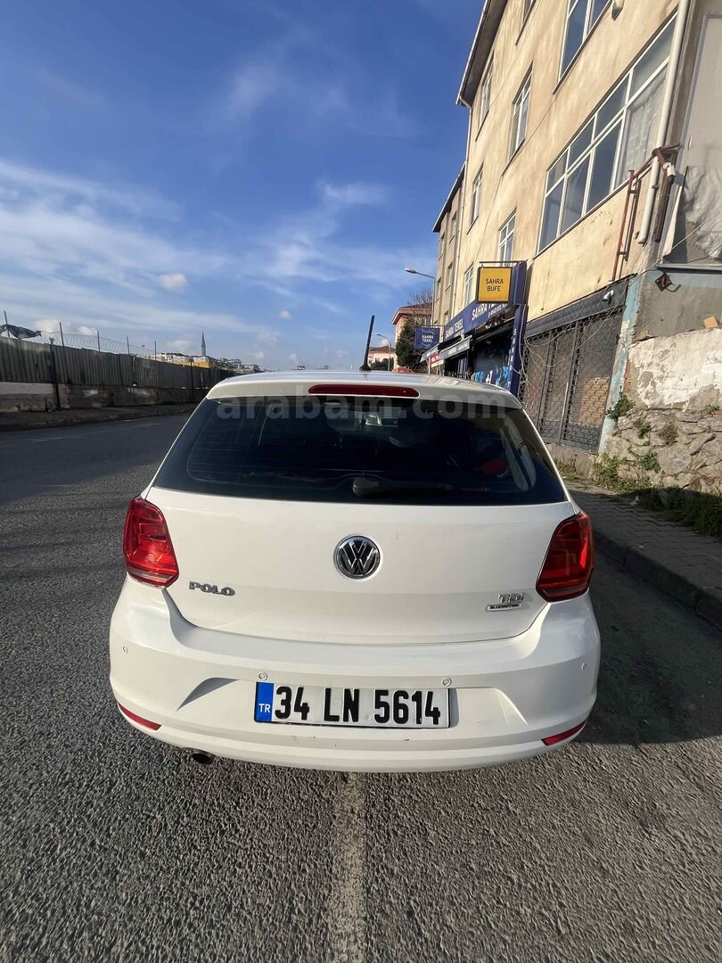 Sahibinden Volkswagen Polo 1.4 TDi Comfortline 2015 Model İstanbul 160.000 km Beyaz 6