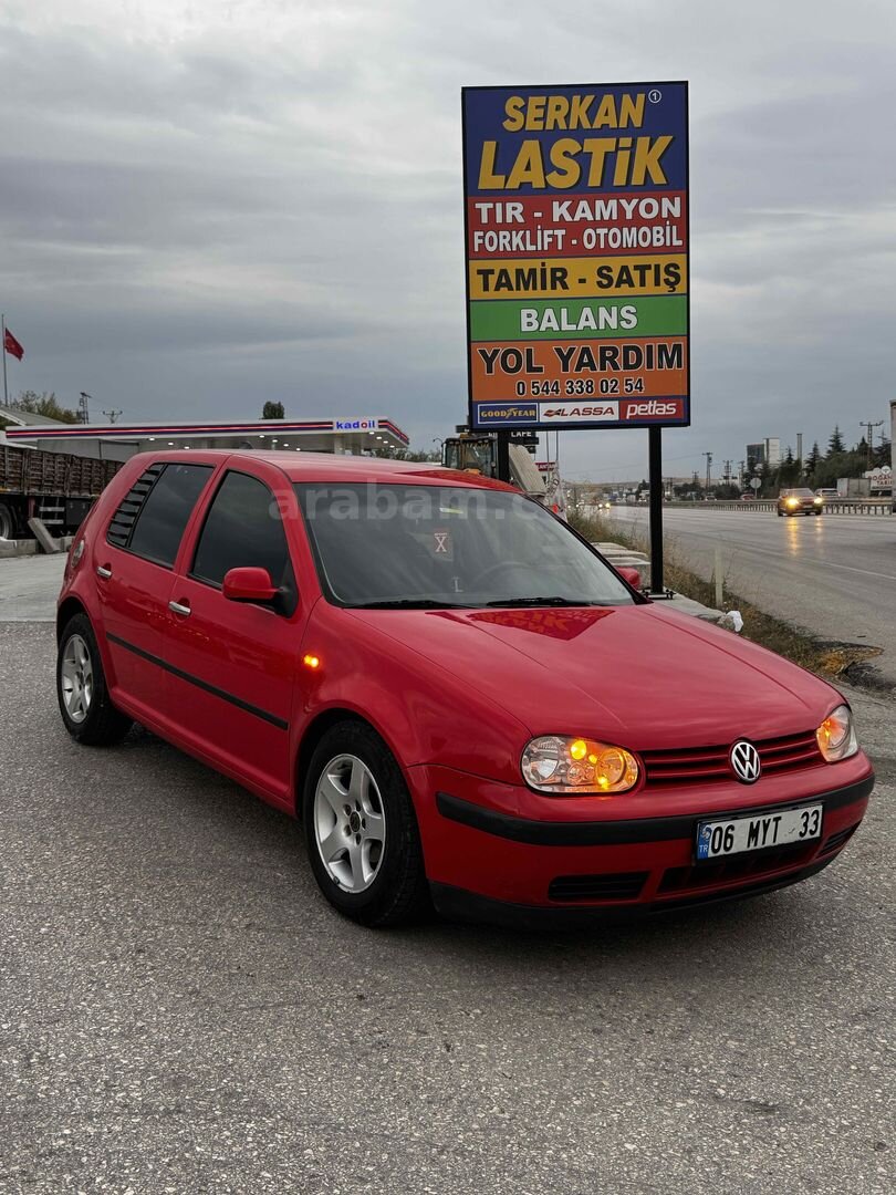 Sahibinden Volkswagen Golf 1.6 Comfortline 1999 Model Ankara 280.000 km Kırmızı 1