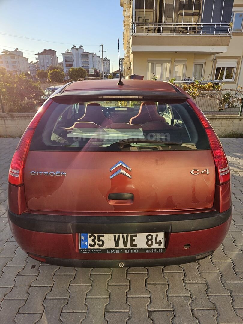 Sahibinden Citroen C4 1.4 SX 2005 Model Antalya 220.000 km Kırmızı 7