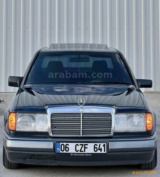 Galeriden Mercedes - Benz 200 E 1987 Model Ankara 520.000 km Mavi