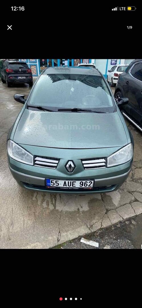 Sahibinden Renault Megane 1.6 Dynamique 2004 Model Samsun 186.000 km Yeşil (metalik) 1