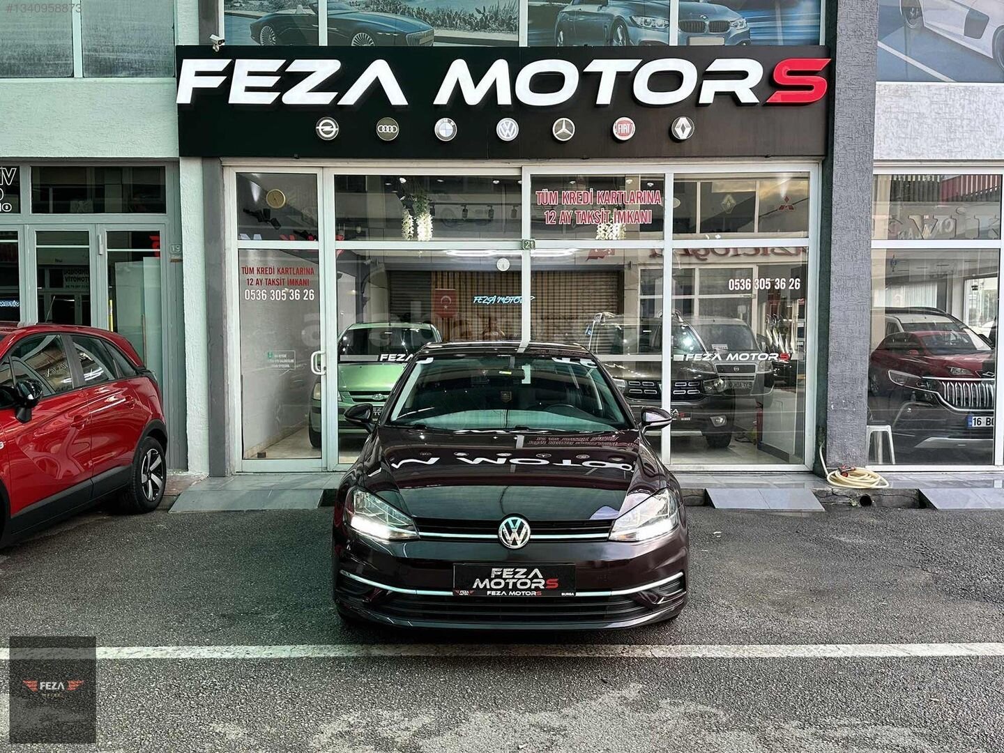Galeriden Volkswagen Golf 1.0 TSi Midline Plus 2017 Model Bursa 129.300 km Kırmızı 3