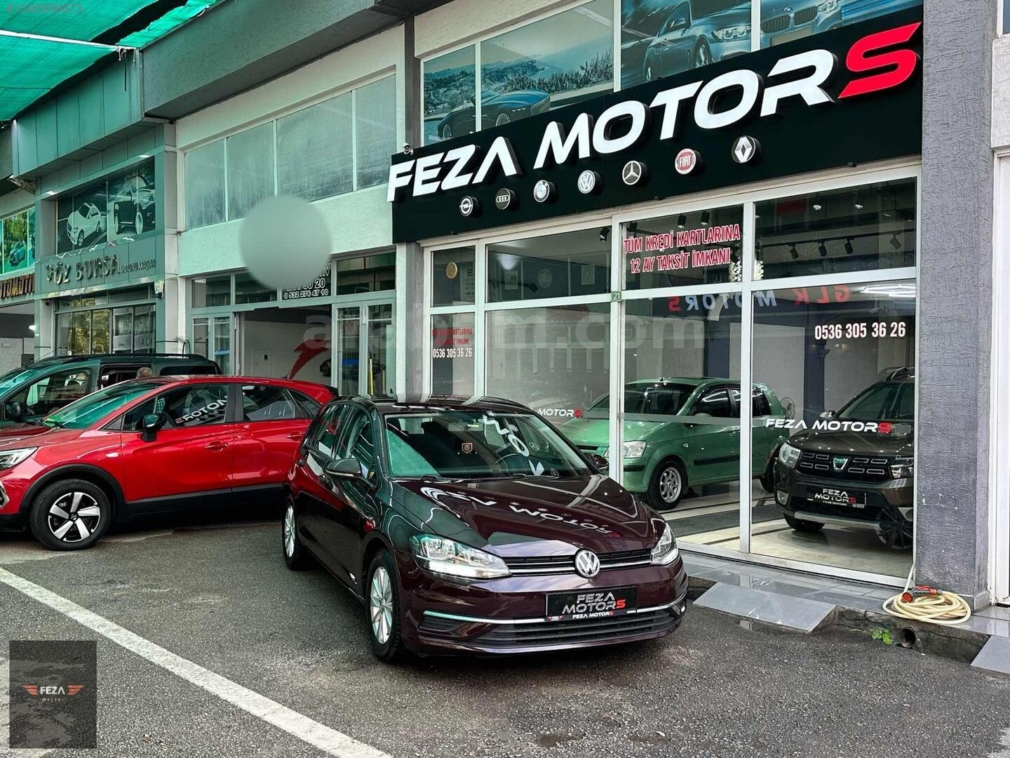 Galeriden Volkswagen Golf 1.0 TSi Midline Plus 2017 Model Bursa 129.300 km Kırmızı 1