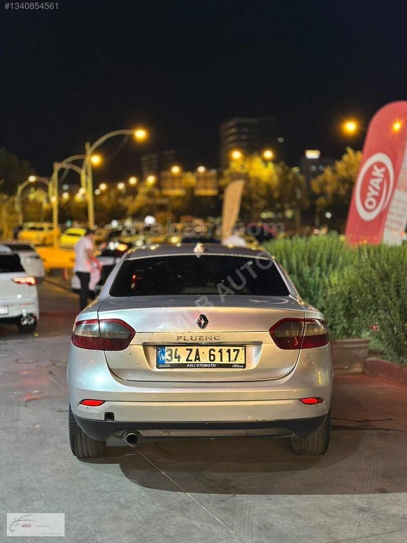 Galeriden Renault Fluence 1.5 dCi Dynamique 2012 Model Diyarbakır 385.000 km Gri 3