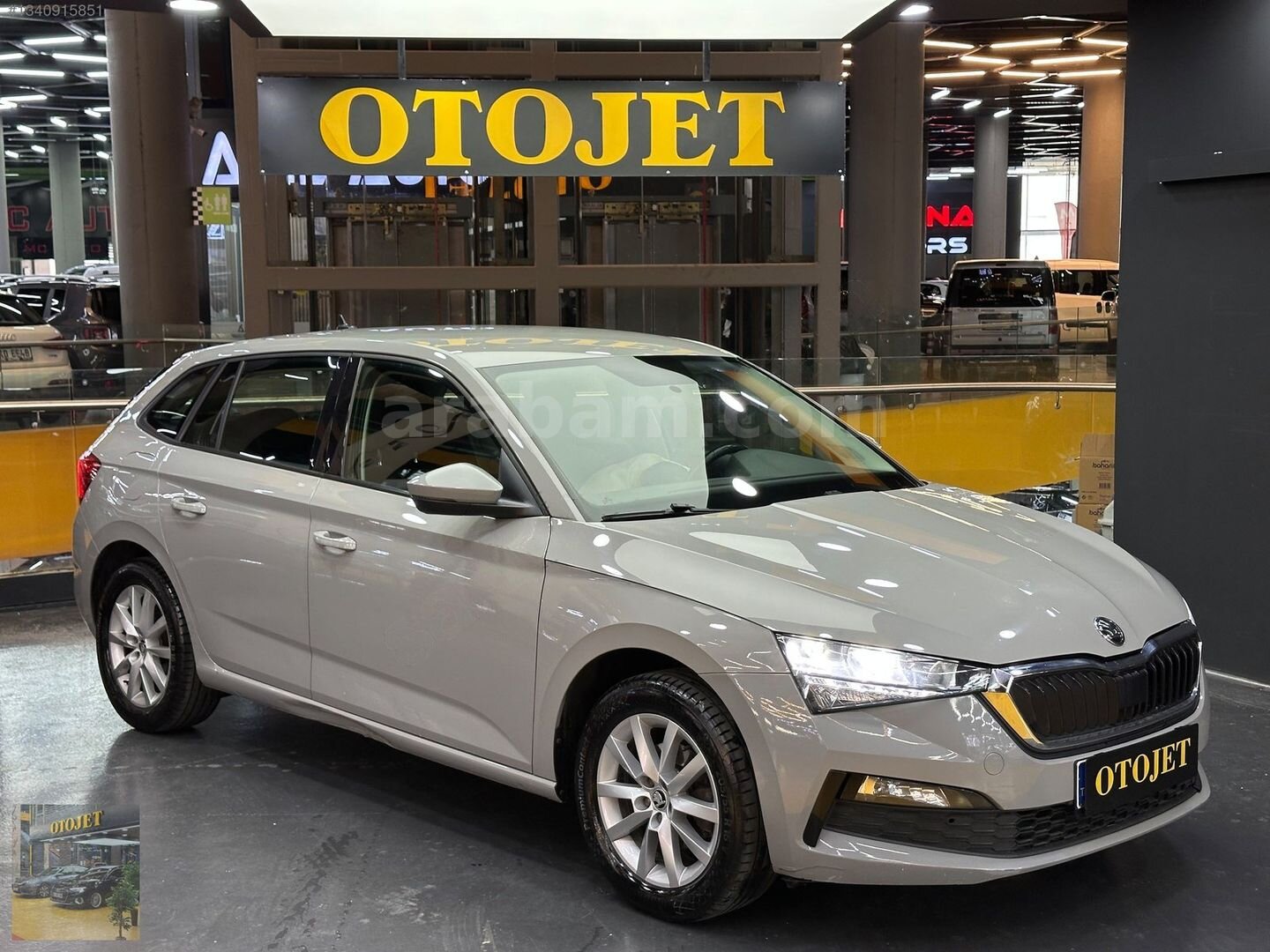 Galeriden Skoda Scala 1.0 TSI Elite 2021 Model İstanbul 116.000 km Gri 6