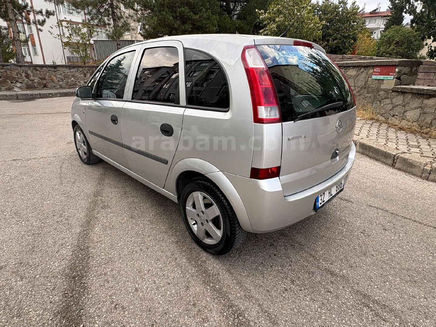 Galeriden Opel Meriva 1.6 Enjoy 2004 Model Isparta 214.000 km Gri (Gümüş) 5