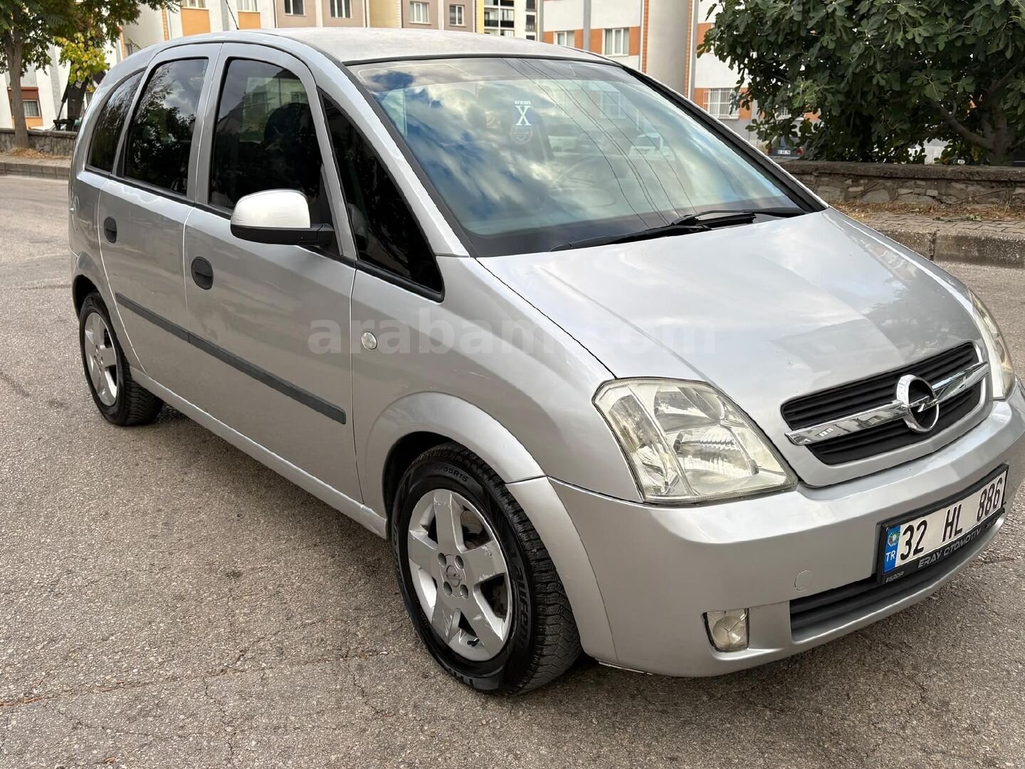 Galeriden Opel Meriva 1.6 Enjoy 2004 Model Isparta 214.000 km Gri (Gümüş) 1