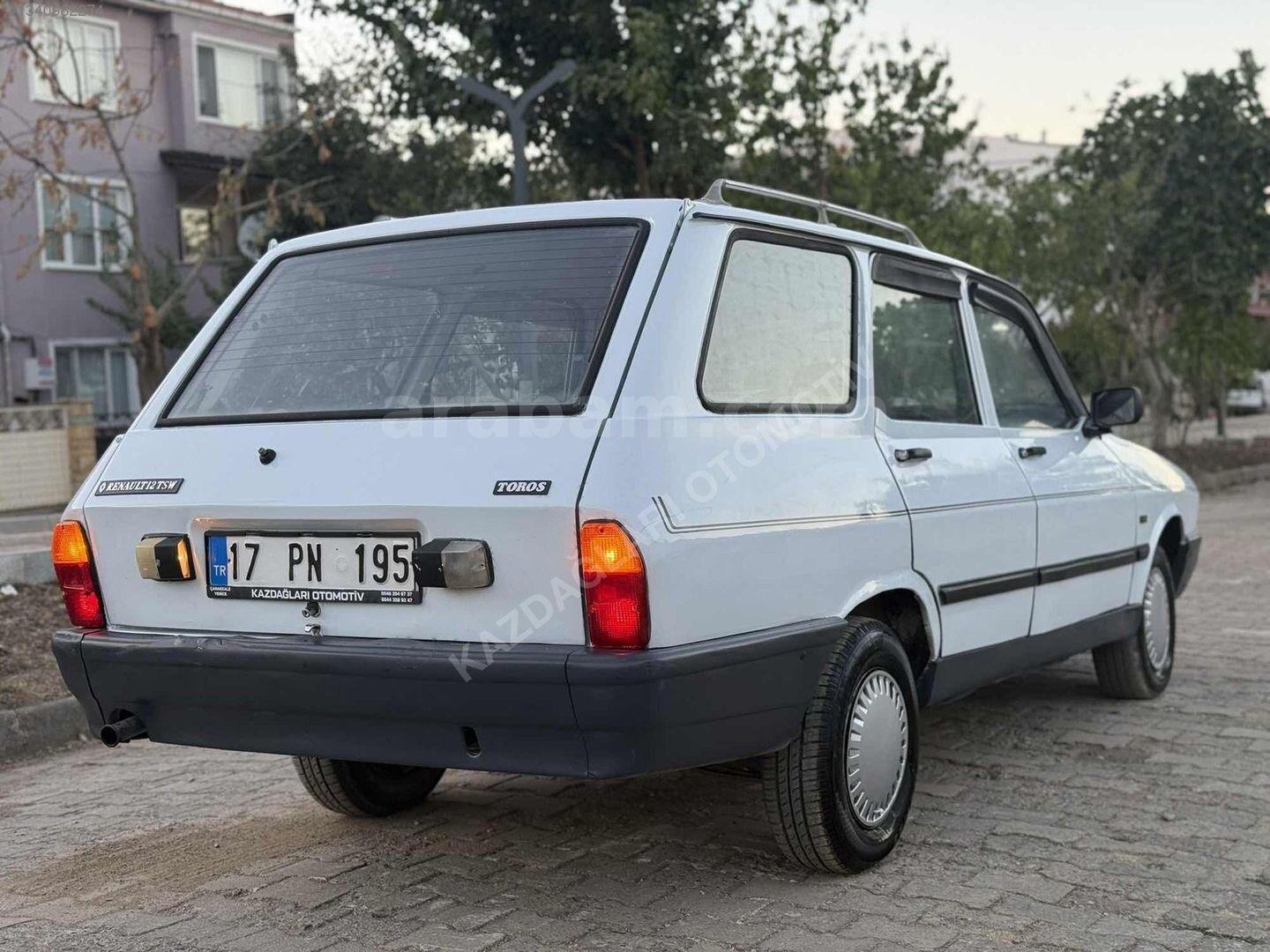 Galeriden Renault R 12 Toros 1990 Model Çanakkale 10.000 km Beyaz 6