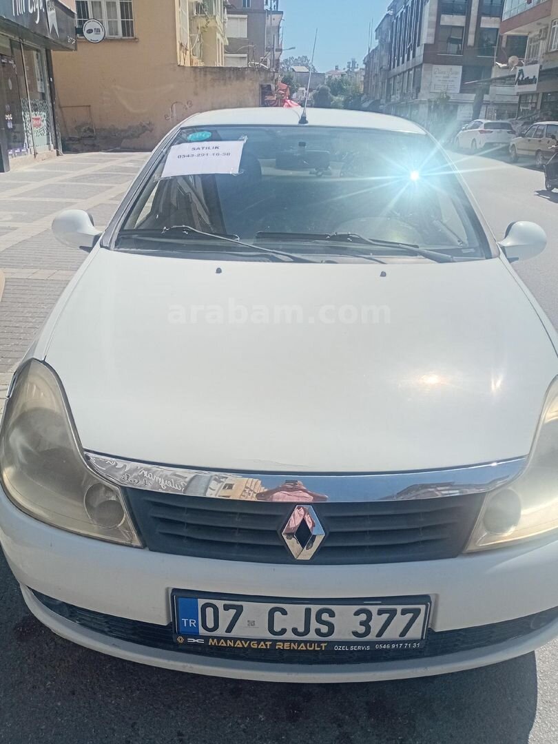 Sahibinden Renault Symbol 1.2 Authentique Edition 2012 Model Antalya 208.350 km Beyaz 1