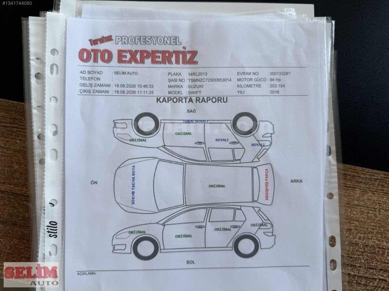 SELİM AUTO'DAN SUZUKI SWİFT 1.2 GL PAKET 4