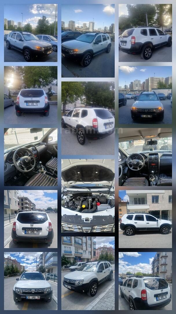 2017 DACİA DUSTER 4x4 110 6 İLERİ 196BİN KM MEMURDAN ARAZİ GÖRMEMİŞ 3
