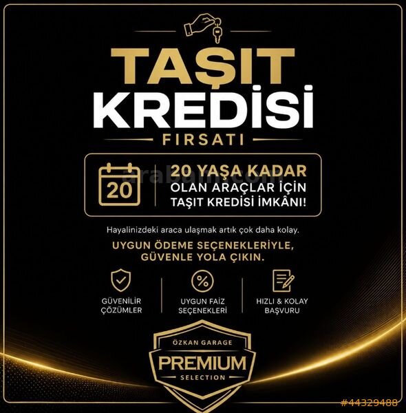 %0.69 Taşıt Kredisi /KURUMSAL SENETLİ SATIŞ/ K.KARTINA TAKSİT 3