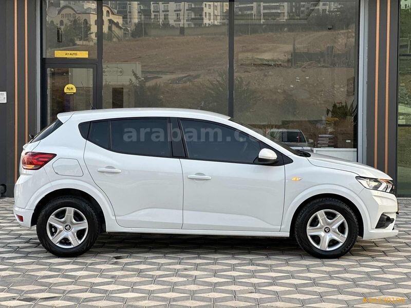 -AY AUTO- 2021 SANDERO 1.0T - OTOMATİK - DEĞİŞENSİZ - BAKIMLI - 5