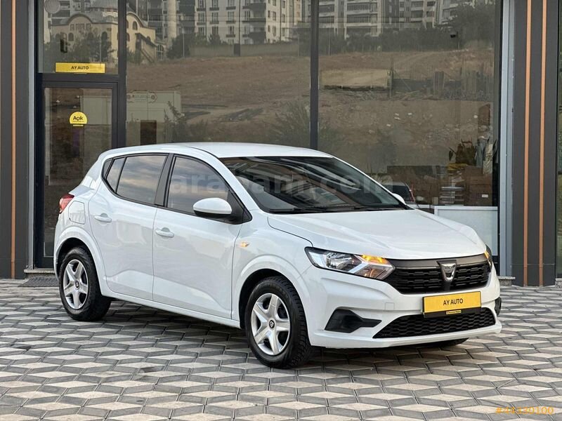 -AY AUTO- 2021 SANDERO 1.0T - OTOMATİK - DEĞİŞENSİZ - BAKIMLI - 3