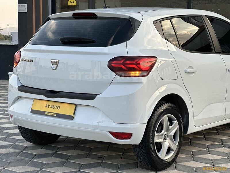 -AY AUTO- 2021 SANDERO 1.0T - OTOMATİK - DEĞİŞENSİZ - BAKIMLI - 7