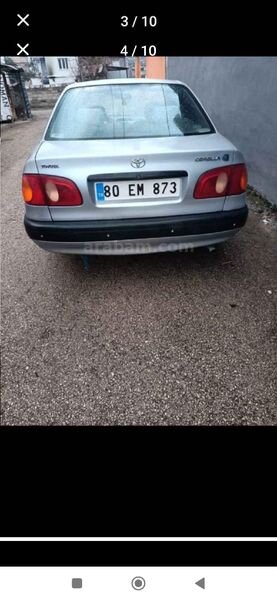 Sahibinden Toyota Corolla 1.3 Terra 2000 Model 336.000 KM Gri (Gümüş) 7