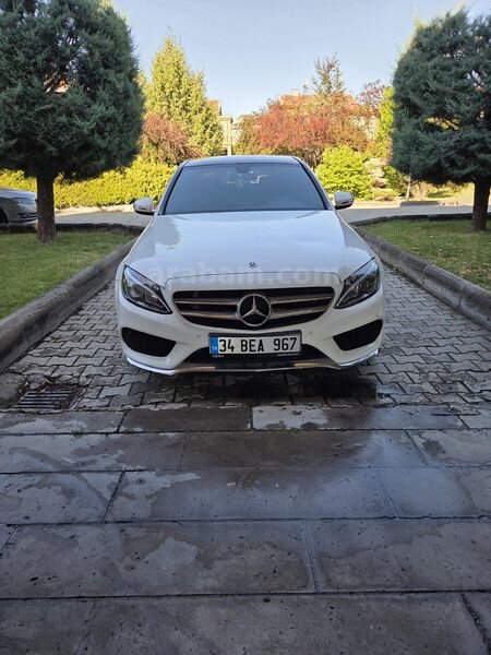 Sahibinden Mercedes - Benz C 180 AMG 9G-Tronic 2017 Model 194.000 KM Beyaz