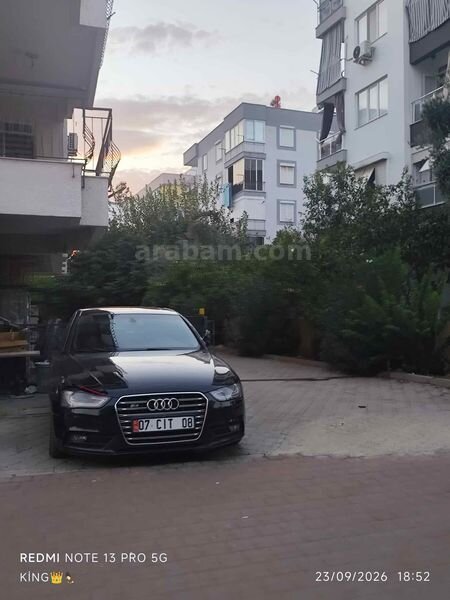 ACİL S LİNE Sahibinden Audi A4 Sedan 2.0 TDI 2013 Model Antalya 255.000 KM Siyah Sanrooflu 5