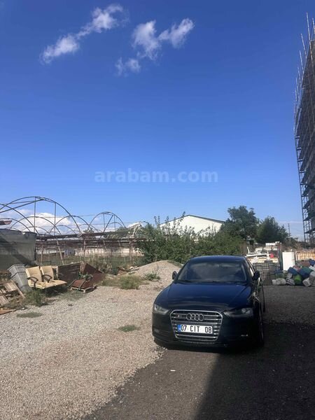 ACİL S LİNE Sahibinden Audi A4 Sedan 2.0 TDI 2013 Model Antalya 255.000 KM Siyah Sanrooflu 2