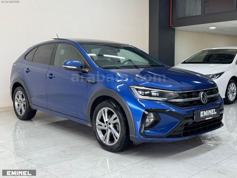 2022 VW TAİGO 1.0TSI R-LİNE-CAM TAVAN-NAVİ-LED MATRİX FAR-BOYASZ 2