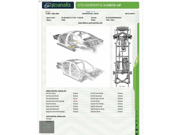 Galeriden TOGG T10X V2 Uzun Menzil 2024 Model Konya 38.000 KM