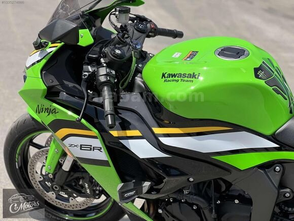 Galeriden Kawasaki Ninja ZX 6R 2025 Model Bursa 6.001 KM Yeşil