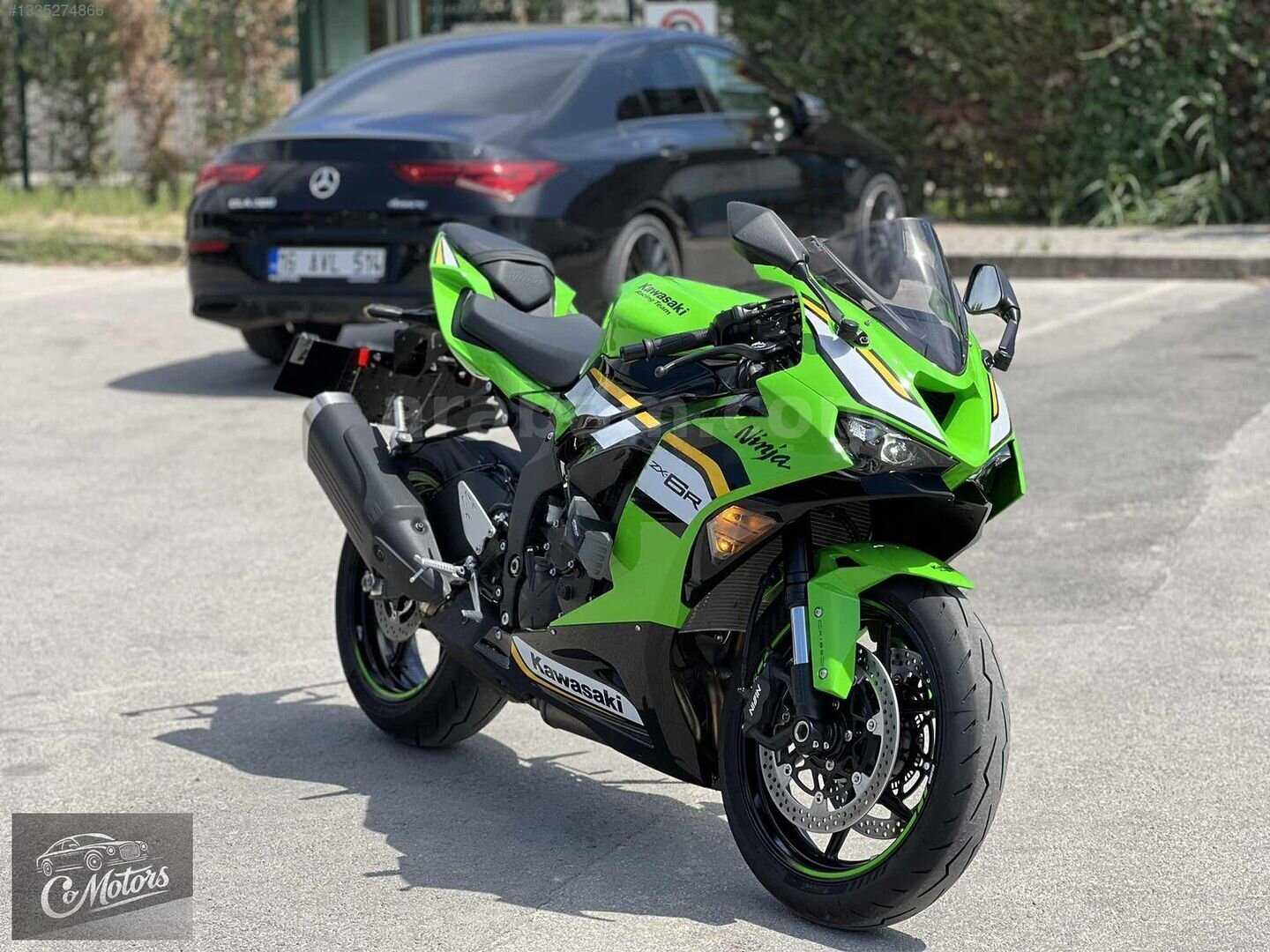 Galeriden Kawasaki Ninja ZX 6R 2025 Model Bursa 6.001 KM Yeşil