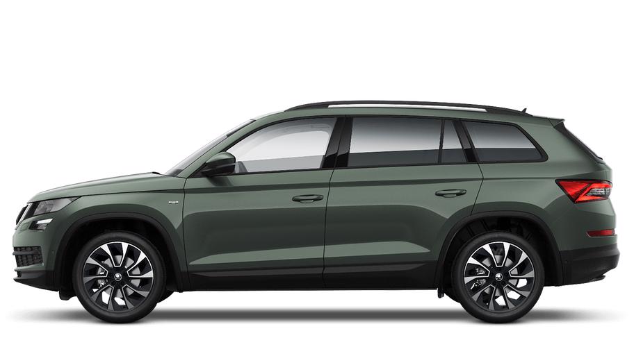 skoda kodiaq emerald green
