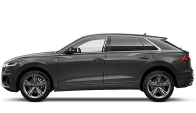 audi q8 daytona grey