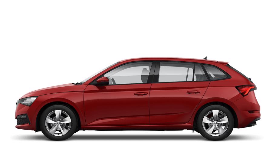 skoda scala corrida red