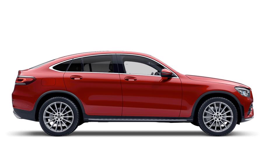 mercedes-benz glc serisi coupe hyacinth red