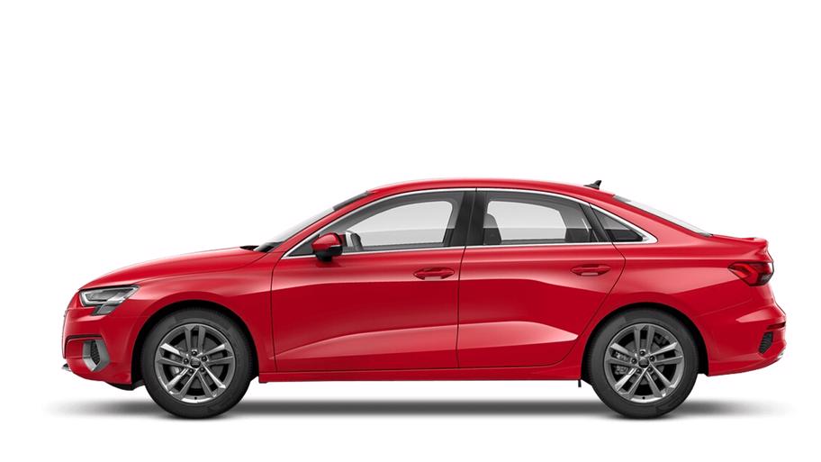 audi a3 sedan tango red