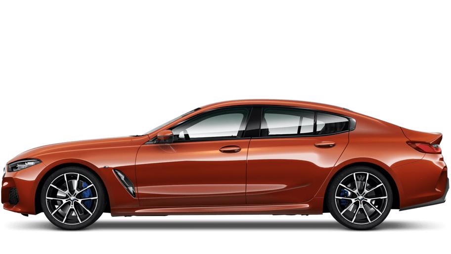 bmw 8 serisi gran coupe sunset orange