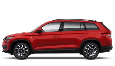 skoda kodiaq velvet red