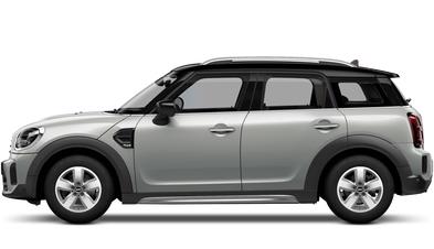 mini countryman white silver