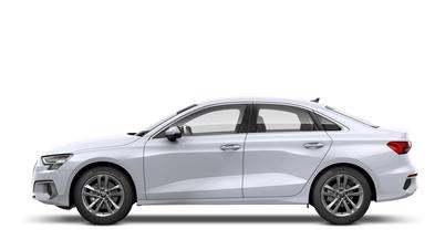 audi a3 sedan glacier white