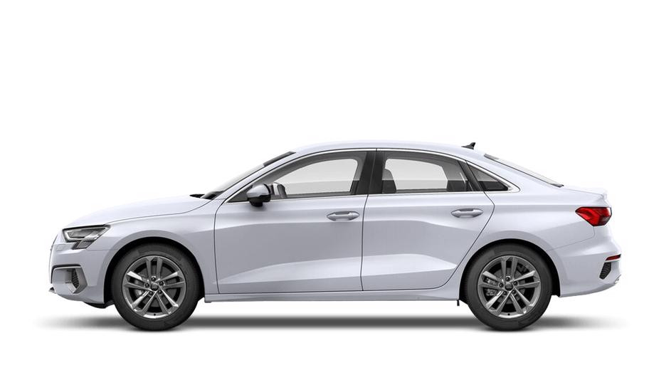 audi a3 sedan glacier white